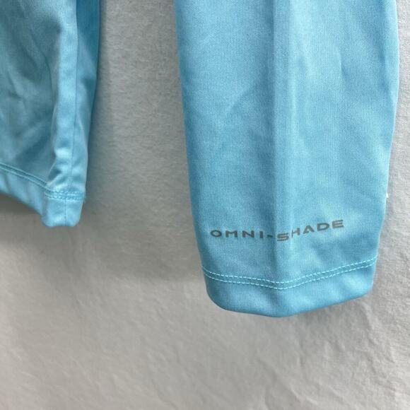 Columbia PFG Omni-Shade Womens M Tidal Sands Blue Long Sleeve Tee NEW - Picture 6 of 10